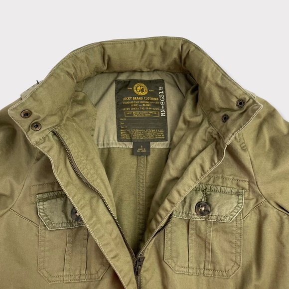 Lucky Brand Military Utility Field Hooded Jacket - Picture 3 of 8